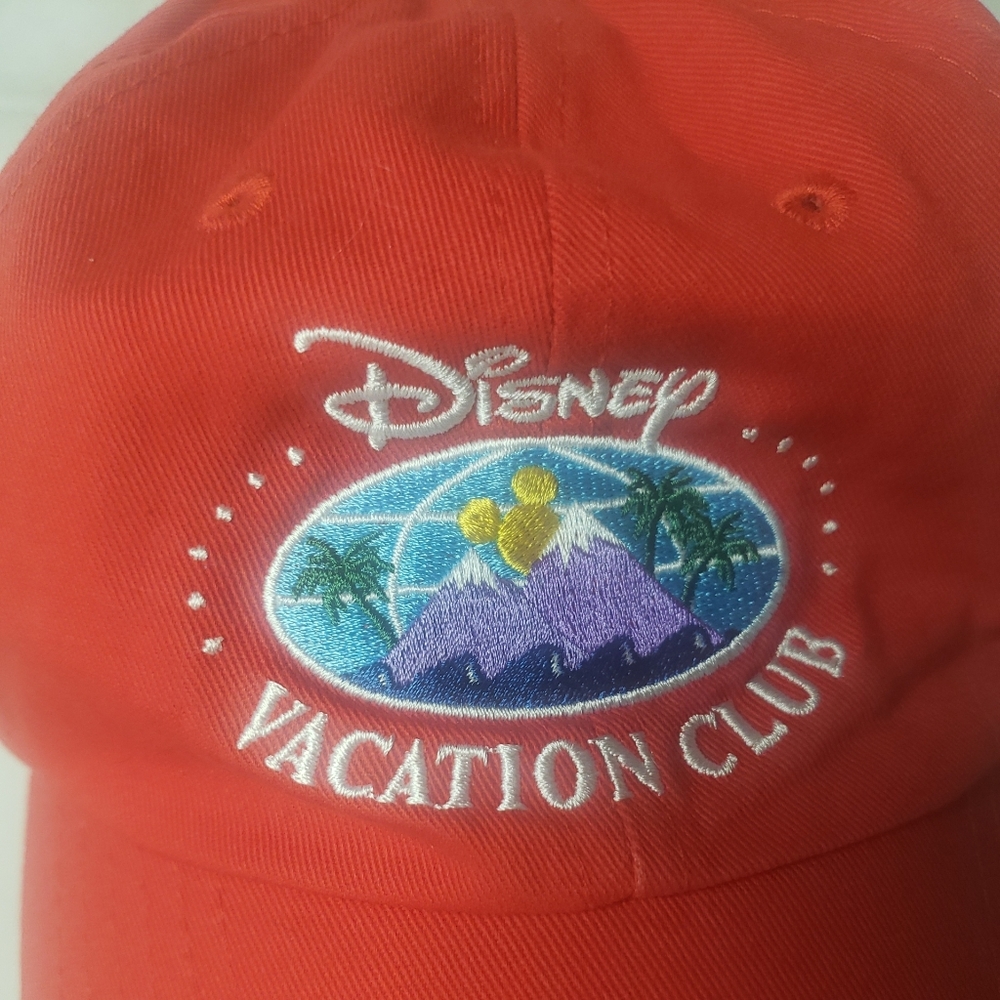 Disney vacation Club hat cap red stitched